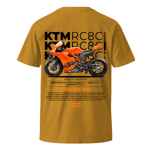 KTM RC8C REGULAR FIT TEE - MUSTARD YELLOW