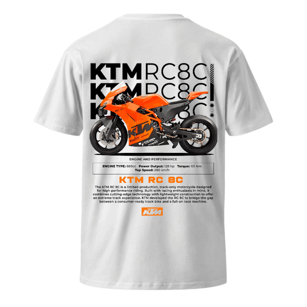 KTM RC8C REGULAR FIT TEE - WHITE