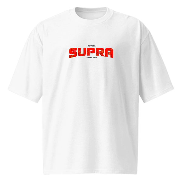 SUPRA OVERSIZED TEE - WHITE